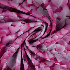 Alpenfleece Digital 3D Hearts