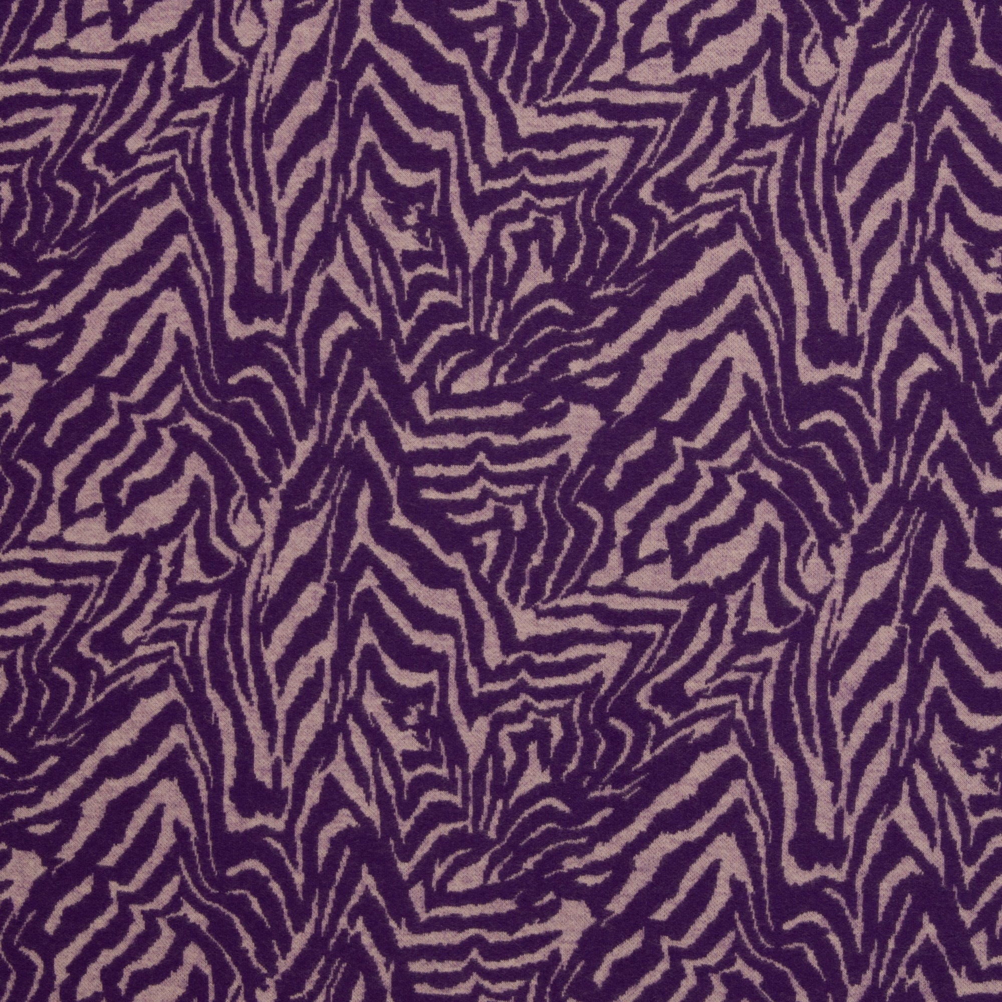 Baumwoll Jacquard Jersey Emily Animal Streifen in lila von Swafing bei Der Buntspecht