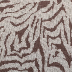 Baumwoll Jacquard Jersey Emily Animal Streifen in taupe von Swafing bei Der Buntspecht