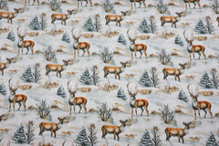 Baumwoll Popeline Cozy Christmas