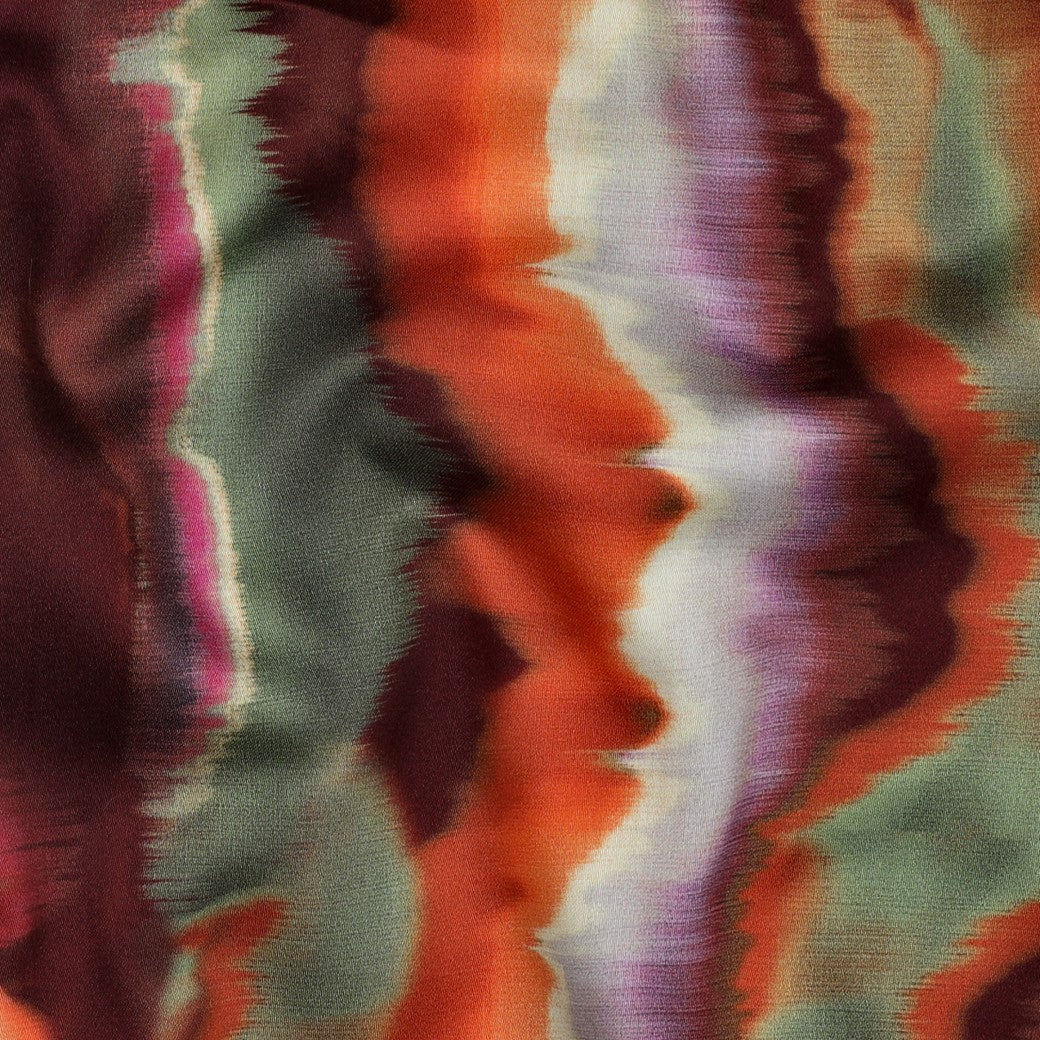 Baumwoll Satin Digital Stripes by Poppy bei Der Buntspecht