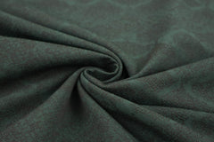 Reststück: 1,50m - Baumwolle Stretch Jacquard Schlangenoptik grün