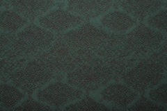 Reststück: 1,50m - Baumwolle Stretch Jacquard Schlangenoptik grün
