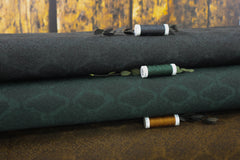 Baumwoll Stretch Jacquard Schlangenoptik