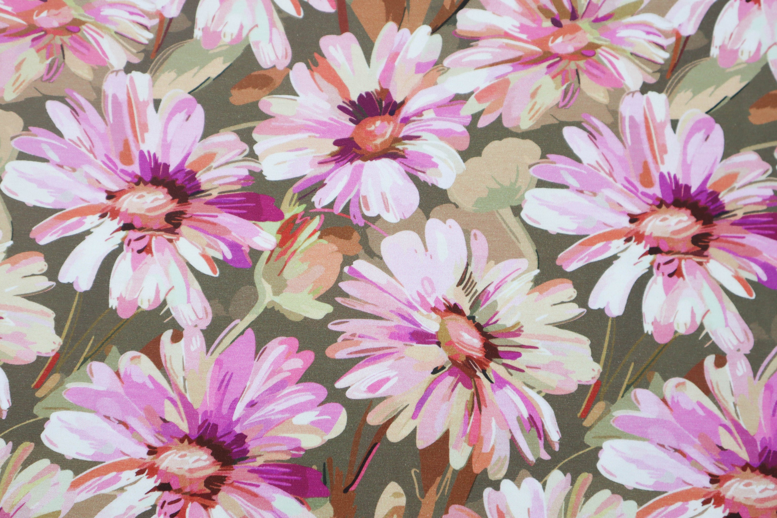 Baumwolljersey Autumn Flowers bei Der Buntspecht