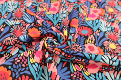 Baumwolljersey Buntes Blumenfeld