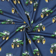 Baumwolljersey Digital Tractors by Poppy