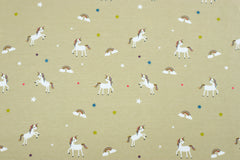 Baumwolljersey Rainbow Unicorn