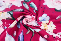 Baumwolljersey Rosen by Glitzerpüppi