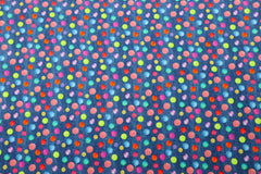 Baumwoll Popeline Digital Colorful Dots