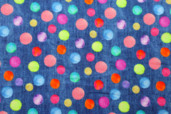 Baumwoll Popeline Digital Colorful Dots