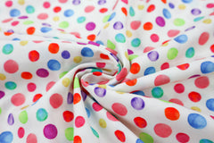 Baumwoll Popeline Digital Colorful Dots