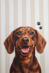 Canvas Panel Digital Dackel Trudi