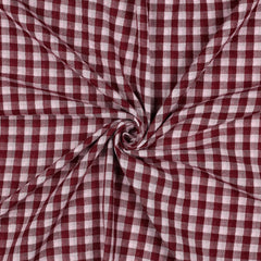 Doubleface Gauze Musselin mit Karos vom Buntspecht Shop