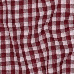 Doubleface Gauze Musselin mit Karos vom Buntspecht Shop