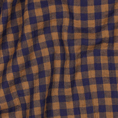 Doubleface Gauze Musselin mit Karos vom Buntspecht Shop