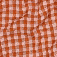 Doubleface Gauze Musselin mit Karos vom Buntspecht Shop