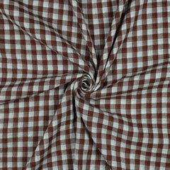 Doubleface Gauze Musselin mit Karos vom Buntspecht Shop