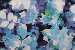 French Terry angeraut Silhouette Leaves
