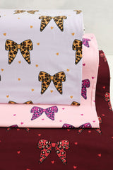 French Terry Animal Skin Bows by Poppy bei Der Buntspecht