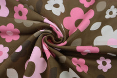 French Terry Blockstreifen & Blumen