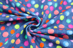 French Terry Digital Buntes Konfetti