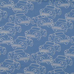 French Terry Cabrio in blau bei Der Buntspecht