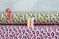 French Terry Glitzer Leopard