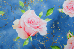 French Terry Glitzer Rosen by Glitzerpüppi