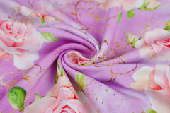 French Terry Glitzer Rosen by Glitzerpüppi