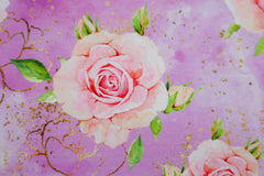French Terry Glitzer Rosen by Glitzerpüppi