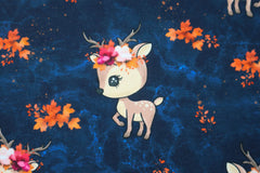 French Terry Herbst Hirsch by Glitzerpüppi
