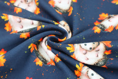 French Terry Herbst Igel by Glitzerpüppi
