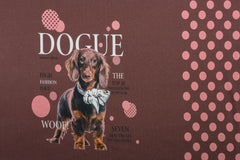 Panel French Terry angeraut Digital Dogue