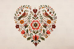 Panel French Terry angeraut Digital Lovely Birds