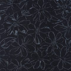 Strukturierter Jacquard Stoff mit glänzenden Blumen in 2 Farben vom Buntspecht Shop