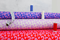 Oxfordgewebe Colourful Collection Leo Design by Cherry Picking