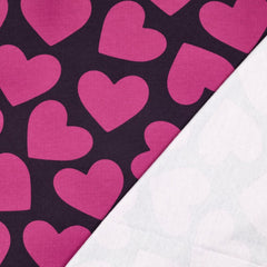 Soft Sweat Stoff Hearts by Poppy bei Der Buntspecht