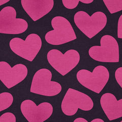 Soft Sweat Stoff Hearts by Poppy bei Der Buntspecht