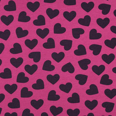 Soft Sweat Stoff Hearts by Poppy bei Der Buntspecht