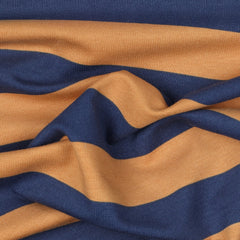 Soft Sweatshirt Stoff Bold Stripes by Poppy in blau bei Der Buntspecht