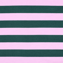 Soft Sweatshirt Stoff Bold Stripes by Poppy in dunkelgrün bei Der Buntspecht