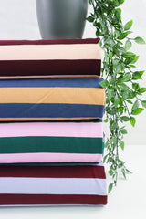 Soft Sweatshirt Stoff Bold Stripes by Poppy bei Der Buntspecht