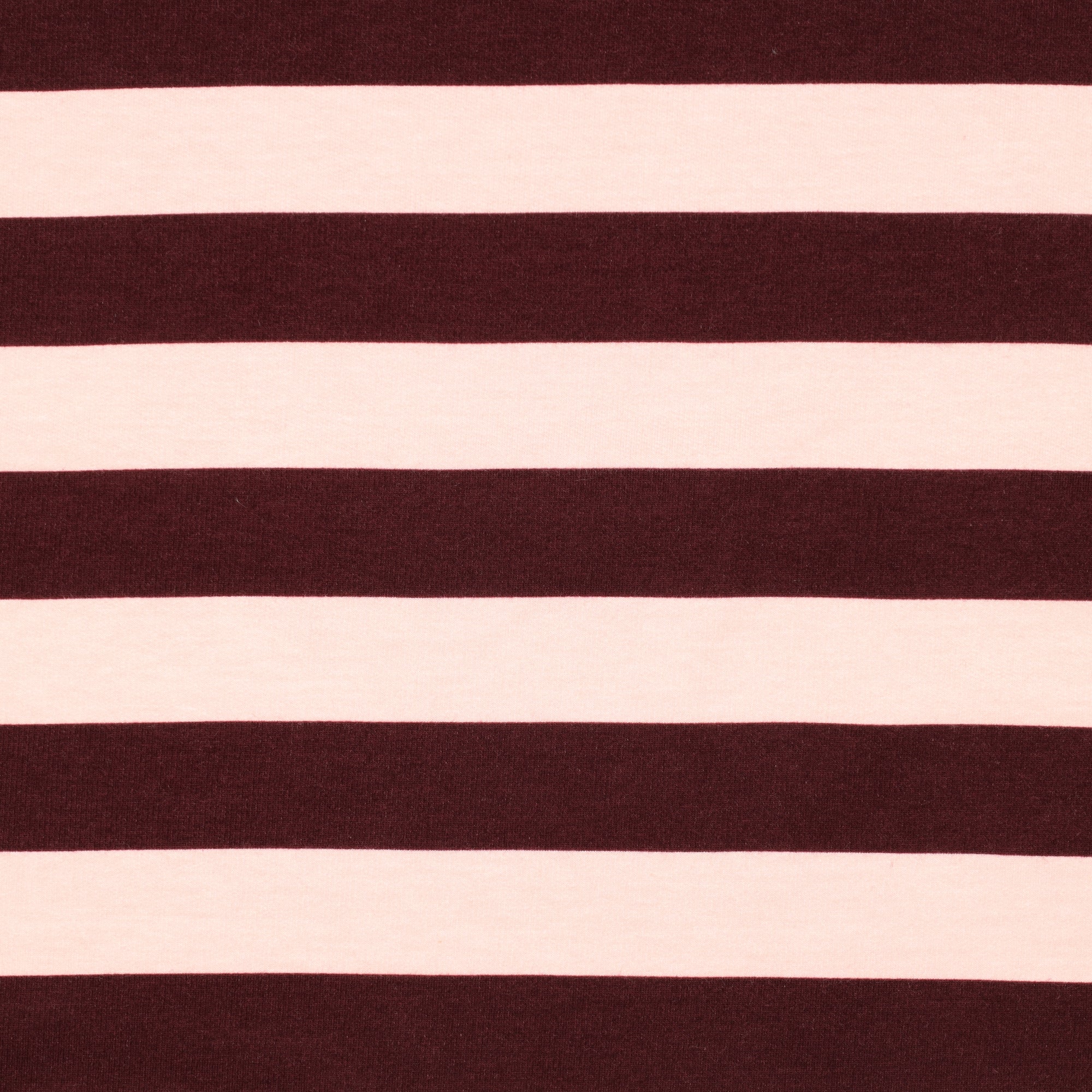 Soft Sweatshirt Stoff Bold Stripes by Poppy in zartrosa bei Der Buntspecht