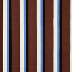 Soft Sweatshirtstoff Stripes Bayo in braun by Poppy