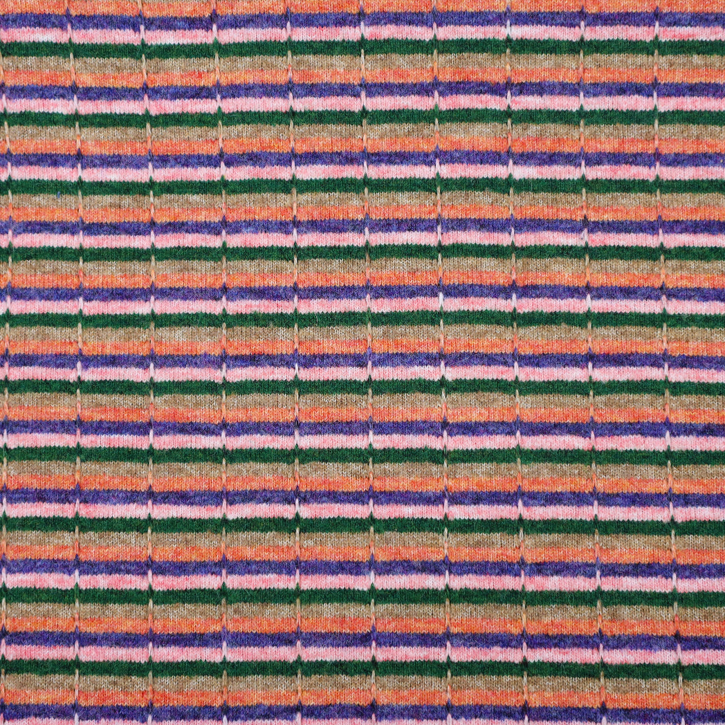 Strick Jacquard Stripes Multicolour by Poppy bei Der Buntspecht
