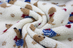 Teddy Stoff Jacquard Dachshund