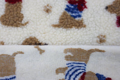 Teddy Stoff Jacquard Dachshund