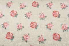 Teddy Stoff Jacquard Cute Roses