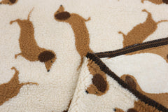 Teddy Stoff Jacquard Dackel